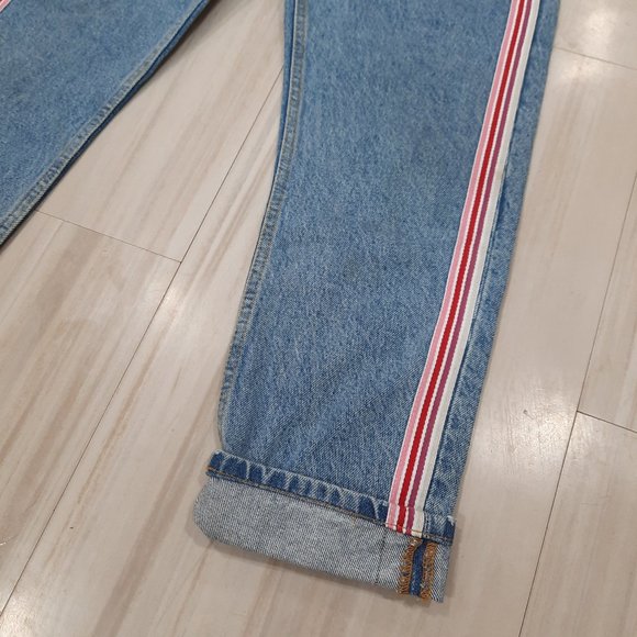 Jeans w/ side stripes & button fly - asos brand - Picture 3 of 12